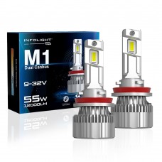 Светодиодная LED лампа Infolight M1 Dual Canbus H11 (комплект 2шт) Светодиодная LED лампа Infolight M1 Dual Canbus H11 (комплект 2шт)